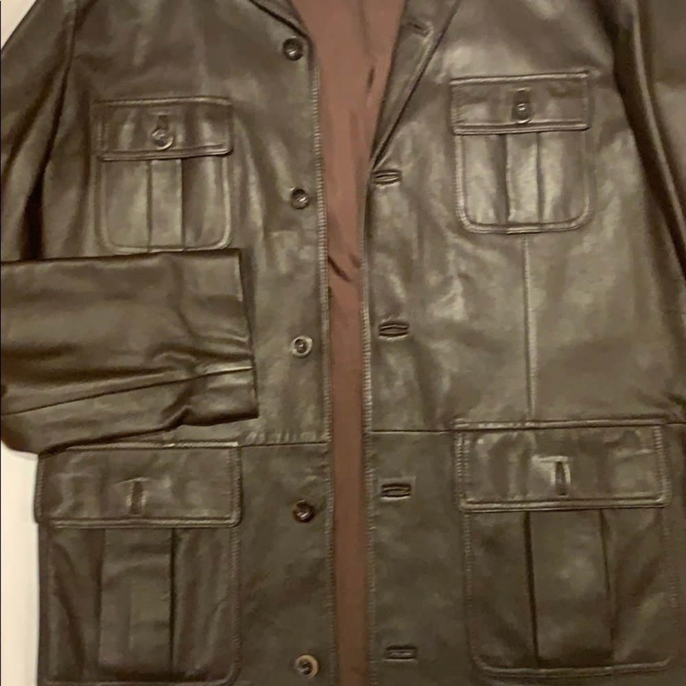 Hugo boss leather jacket - Picture 4 of 6